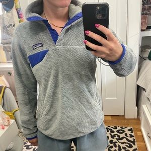 patagonia quarter button sweatshirt